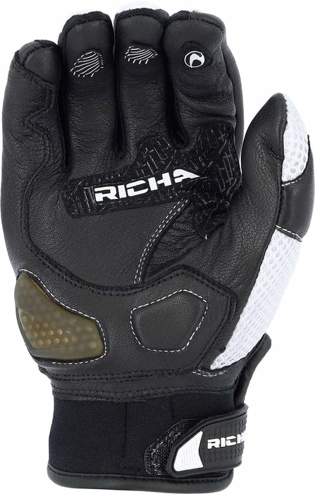 Outlet ๐ฅ Richa Turbo Leather Motorcycle Glove White ๐ - Image 2