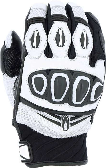Outlet ๐ฅ Richa Turbo Leather Motorcycle Glove White ๐