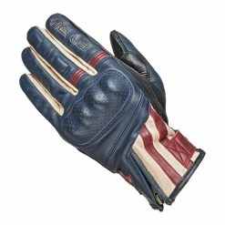 Brand new π Held Paxton Leather Gloves Blue / White / Red π
