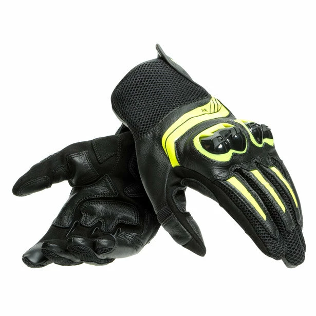 Discount โจ Dainese Mig 3 Leather Gloves Black/Fluo Yellow ๐ - Image 2